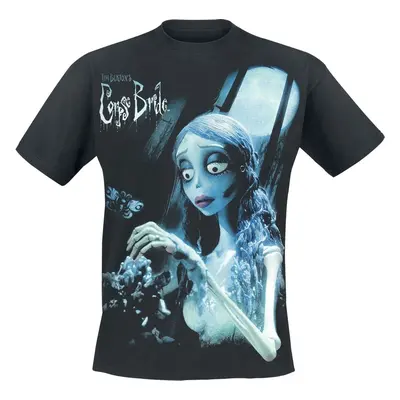 Corpse Bride Emily - Glow In The Dark Tričko černá