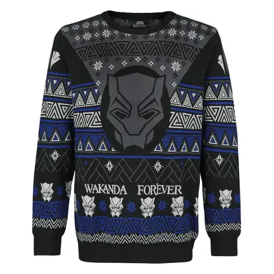 Black Panther Wakanda Forever Pletený svetr vícebarevný