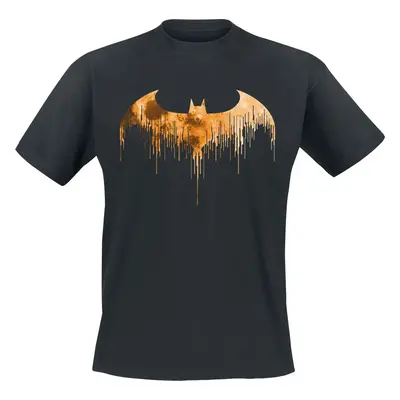 Batman Dripped Logo Tričko černá