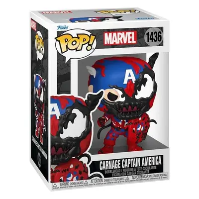 Marvel Vinylová figurka č.1436 Carnage Captain America Sberatelská postava vícebarevný