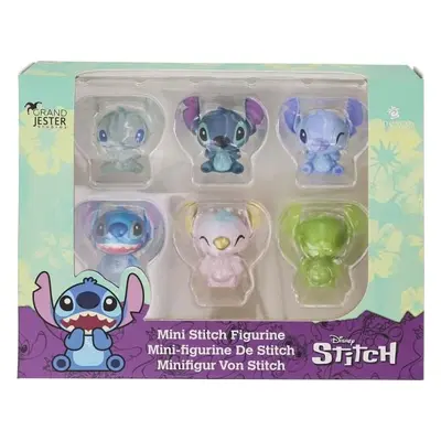 Lilo & Stitch Sada 6 ks mini sběratelských figurek Stitch Sberatelská postava vícebarevný