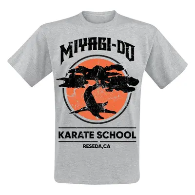 Cobra Kai Miyagi-Do Karate School Tričko šedá