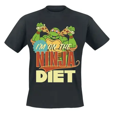 Teenage Mutant Ninja Turtles I´m On The Ninja Diet Tričko černá