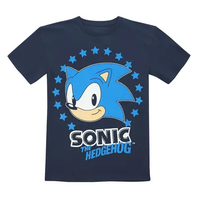 Sonic The Hedgehog Kids - Stars detské tricko modrá