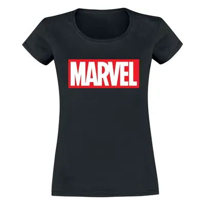 Marvel Logo Dámské tričko černá