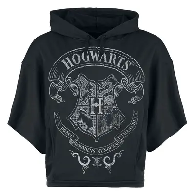 Harry Potter Hogwart's Crest Dámská mikina s kapucí černá