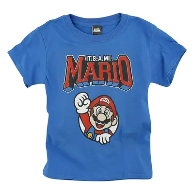 Super Mario Kids - It's A Me, Mario detské tricko modrá