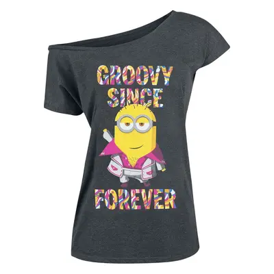 Minions Groovy Dámské tričko šedá