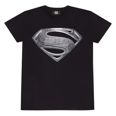 : Superman Justice League - Black Logo Tričko černá