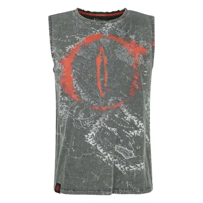 Pán prstenů Mordor Tank top charcoal