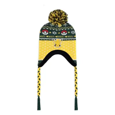 Pokémon Pikachu Sherpa Beanie čepice žlutá