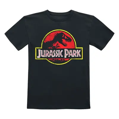 Jurassic Park Kids - Distressed Logo detské tricko černá