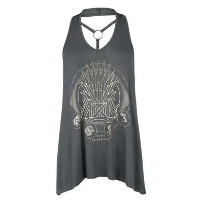 Game Of Thrones Iron Throne Dámský top charcoal