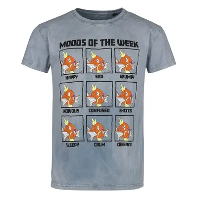 Pokémon Karpador - Moods Of The Week Tričko modrá