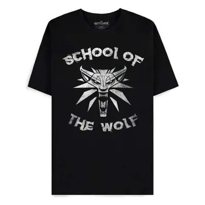 The Witcher School Of The Wolf Tričko černá