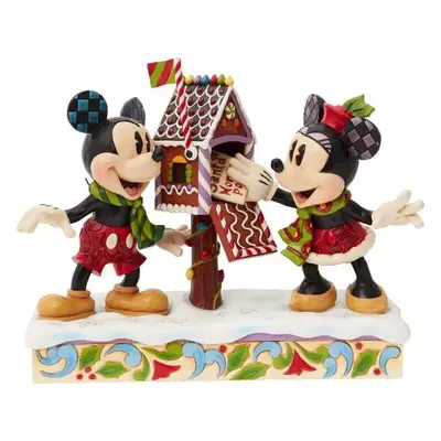 Mickey & Minnie Mouse Micky & Minnie Christmas Letter Socha vícebarevný