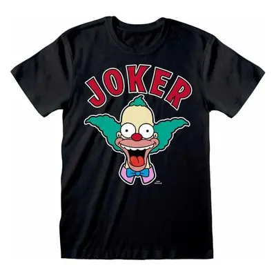 Die Simpsons Krusty Joker Tričko černá