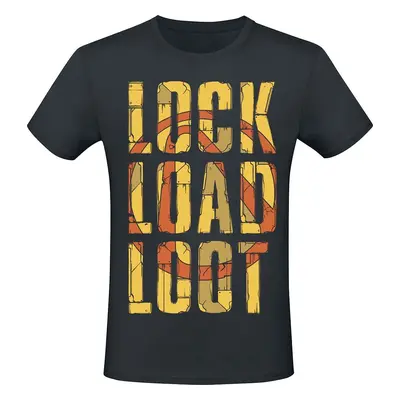 Borderlands 3 - Lock Load Loot Tričko černá