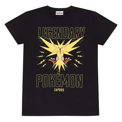 Pokémon Legendary Zapdos Tričko černá