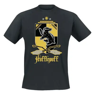 Harry Potter Hufflepuff Tričko černá