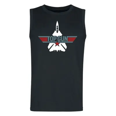 Top Gun Top Gun - Logo Tank top černá