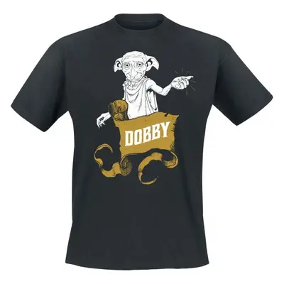 Harry Potter Dobby Tričko černá