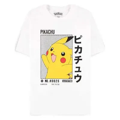 Pokémon Pikachu Tričko bílá