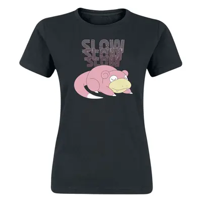 Pokémon Flegmon - Slow Slow Slowpoke Dámské tričko černá