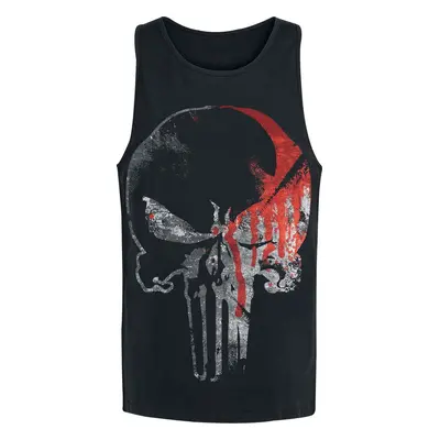 The Punisher Skull Tank top černá