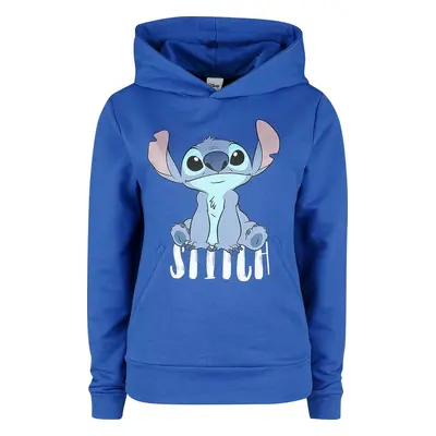 Lilo & Stitch Stitch - Sit Dámská mikina s kapucí modrá