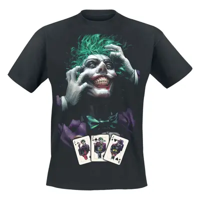 Batman The Joker - Cards Tričko černá