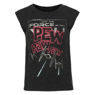 Star Wars PEW PEW PEW Dámský tank top černá