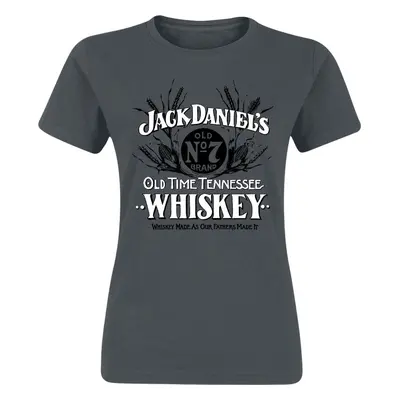 Jack Daniel's Vintage Logo Dámské tričko šedá