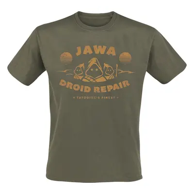 Star Wars Jawa Droid Repair Tričko khaki