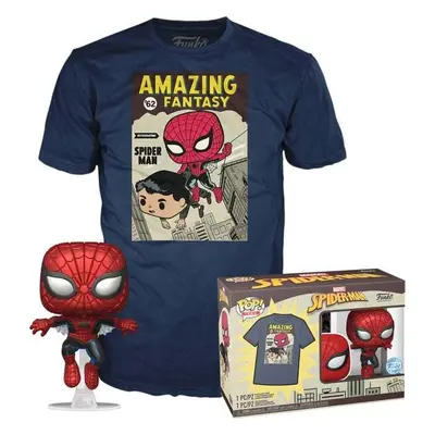 Spider-Man Vinylová figurka č.593 Spiderman Comic Cover - Pop a tričko Sberatelská postava stand