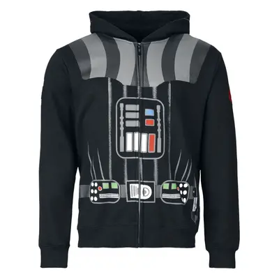 Star Wars Darth Vader Mikina s kapucí na zip černá