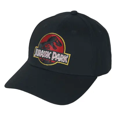 Jurassic Park Logo Baseballová kšiltovka černá