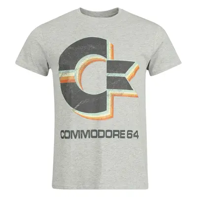 Commodore 64 Retro Logo Tričko prošedivelá