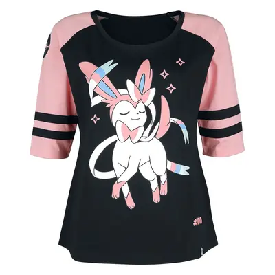 Pokémon Sylveon Dámské tričko s dlouhými rukávy cerná/ružová