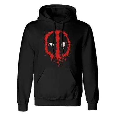 Deadpool Splat Hoodie Mikina s kapucí černá