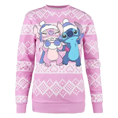 Lilo & Stitch Winter Stitch Dámská mikina vícebarevný