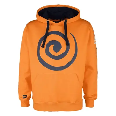 Naruto Naruto Logo Mikina s kapucí oranžová