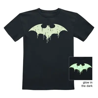 Batman Kids - GITD Logo detské tricko černá