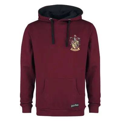 Harry Potter Gryffindor Mikina s kapucí burgundská červeň