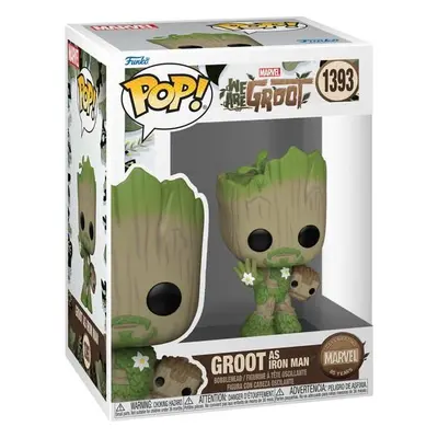 Marvel Vinylová figurka č.1393 We Are Groot - Groot as Iron Man Sberatelská postava vícebarevný