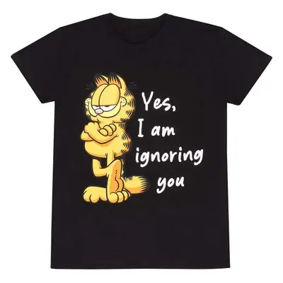 Garfield Ignoring You Tričko černá