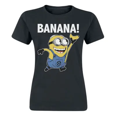 Minions Banana! Dámské tričko černá