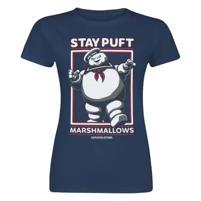 Ghostbusters Stay Puft Dámské tričko námořnická modrá