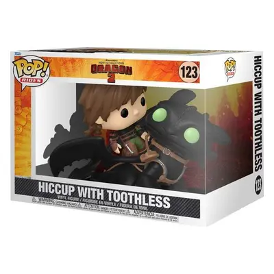 Drachenzähmen leicht gemacht Vinylová figurka č.123 Hiccup with Toothless (Pop Ride! Deluxe) Sbe