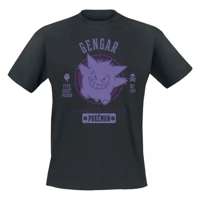 Pokémon Gengar Tričko černá